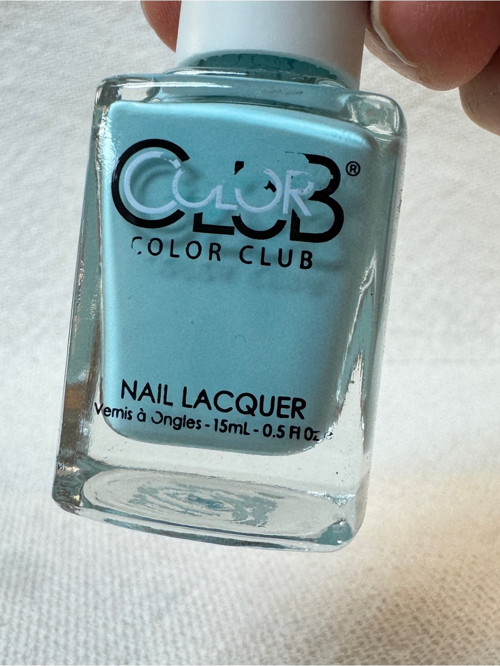 Color Club Nail Lacquer - AN11 Factory girl - light blue new without box